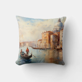 Vintages Venedig Italien Kissen