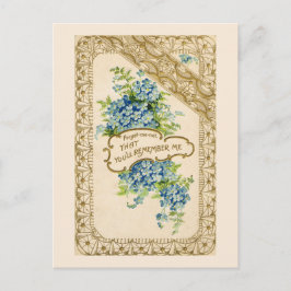 Vintages Vergessen-Me-not Postkarte