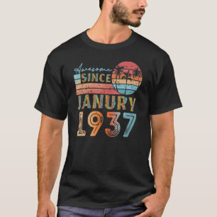Vintages Versprechen 1937 92 Jahre alt 85. Geburts T-Shirt