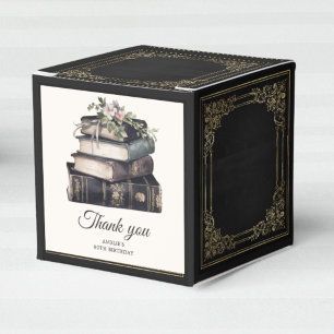 Vintages Viktorianisches Buch Geburtstag Geschenkschachtel