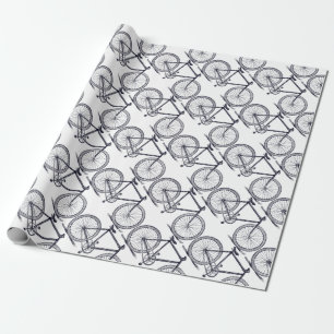 Vintages/viktorianisches Fahrrad Geschenkpapier