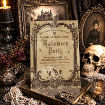 Vintages Viktorianisches gotisches Halloween