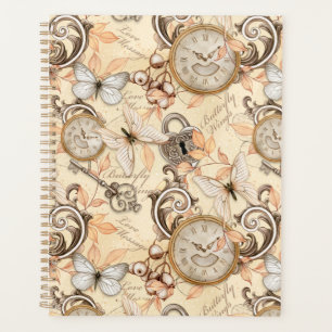 Vintages Viktorianisches Shabby Chic Ländermuster Planer