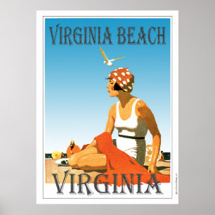 Vintages Virginia Beach Virginia Poster