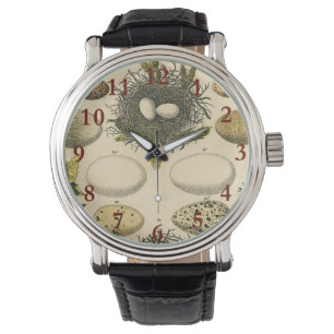 Vintages Vogeleier Nest Malereieier Armbanduhr
