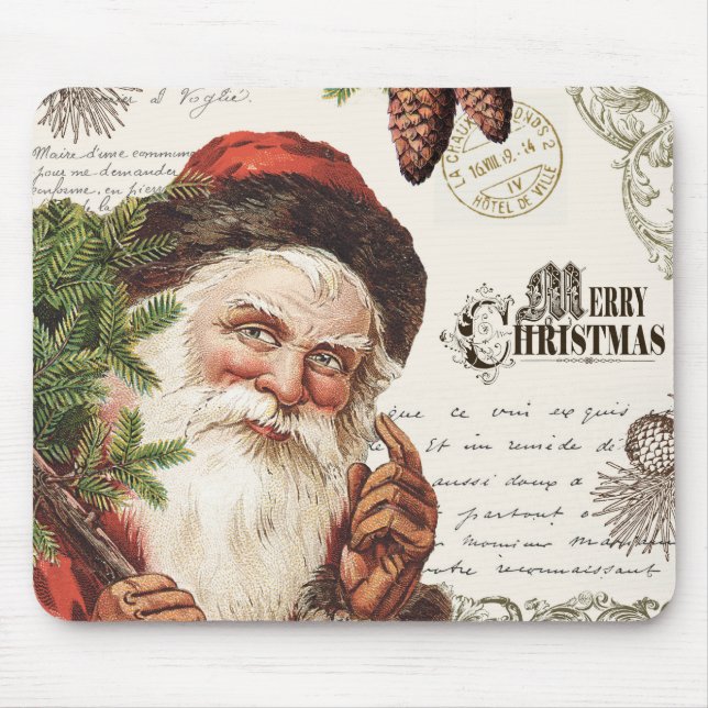 Vintages Waldland Sankt Mousepad (Vorne)