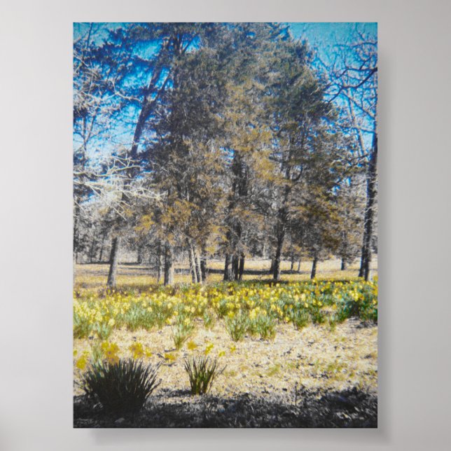 Vintages Waldposter Poster (Vorne)