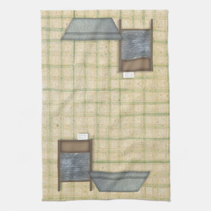 Vintages Waschküche Handtuch