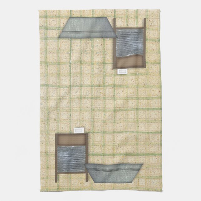 Vintages Waschküche Handtuch (Vertikal)