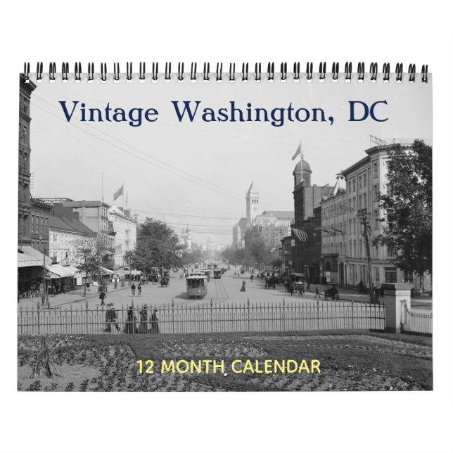 Vintages Washington DC Kalender (Titelbild)