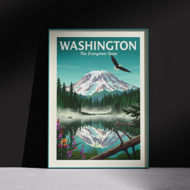 Vintages Washington Poster (Von Creator hochgeladen)