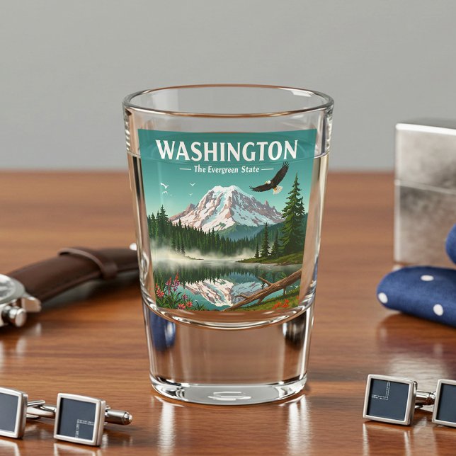 Vintages Washington Schnapsglas (Von Creator hochgeladen)