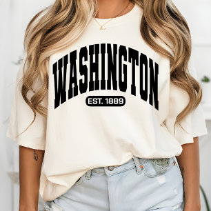 Vintages Washington Shirt, Patriotisches Frauenges T-Shirt