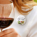 Vintages Watercolor Button<br><div class="desc">Machen Sie eine Aussage mit unserem Vintagen Watercolor Wine Squad Knopf,  mit einer charmanten Aquarellkunst,  die das Wesen der Camaraderie und der Weine Wertschätzung feiert. Entspannen Sie Ihre Ansammlungen mit einer Touch Vintagen Flairs,  ideal für Weinverkostungen oder Wiedersehen mit Ihrer weinliebenden Crew.</div>