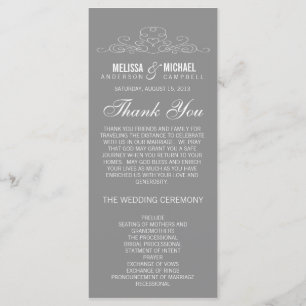 VINTAGES WEDDING PROGRAMM DER ELEGANZ-%PIPE%