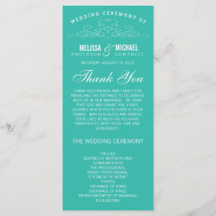VINTAGES WEDDING PROGRAMM DER ELEGANZ-%PIPE%