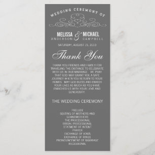 VINTAGES WEDDING PROGRAMM DER ELEGANZ-%PIPE%