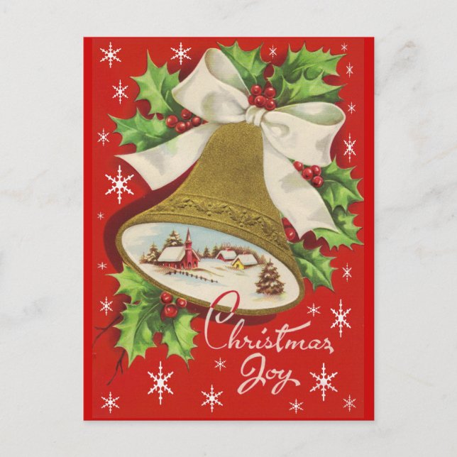 Vintages Weihnachten Bell (Vorderseite)