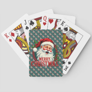 Vintages Weihnachtsbild Spielkarten