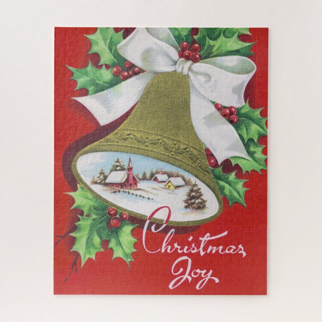 Vintages Weihnachtsglocken festliches (Vertikal)