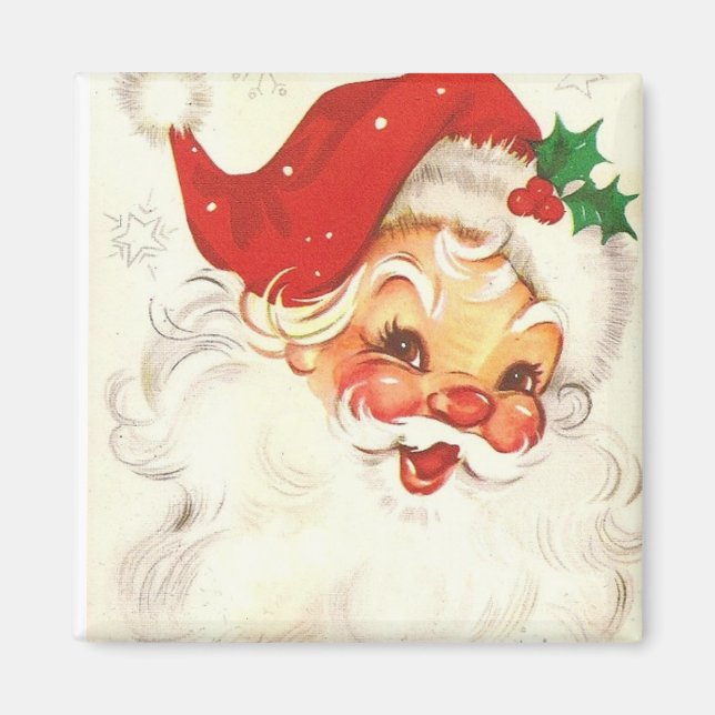 Vintages Weihnachtsmagnet Magnet (Vorne)