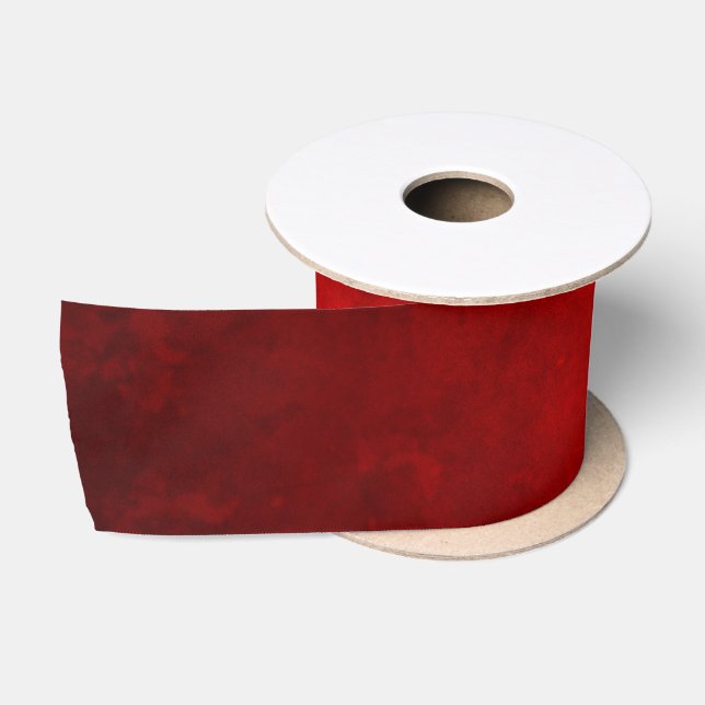 Vintages Weihnachtsrot Satinband (Spule)