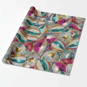 Vintages Weihnachtsschmuckpapier  Geschenkpapier