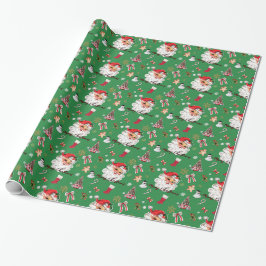 Vintages Weihnachtsthema Geschenkpapier