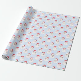 Vintages Weihnachtswaschpapier Geschenkpapier
