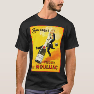 Vintages Weinposter T-Shirt