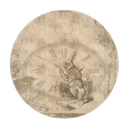 Vintages Weißes Kaninchen Schneidebrett