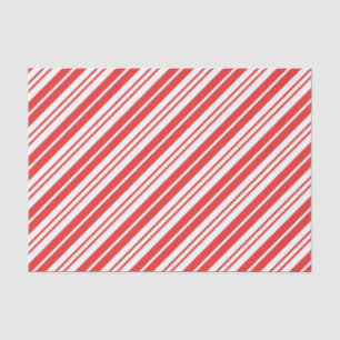 Vintages Weißstreifen-Weihnachtszettel Seidenpapier