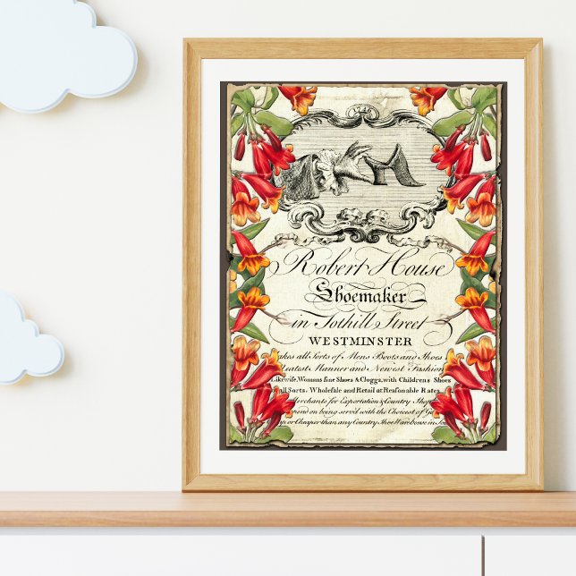 Vintages Werbeplakat Fotodruck (Von Creator hochgeladen)