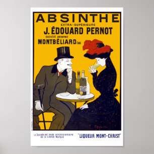 Vintages Werbeplakat für Absinth Poster