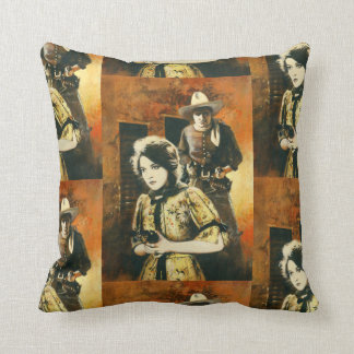 Vintages Western-Quadratthrow-Kissen Kissen