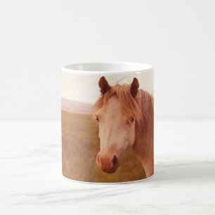Vintages Wildpferd Kaffeetasse
