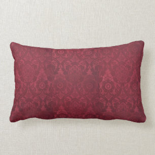 Vintages William Morris Acorn Embossed Velvet Lendenkissen