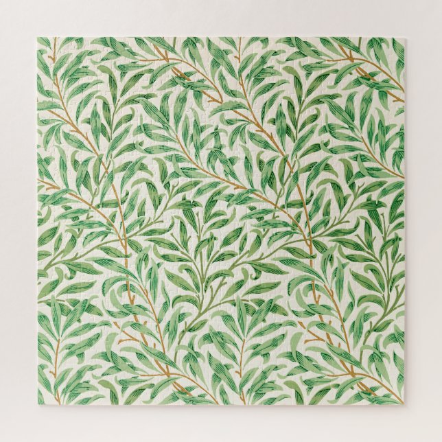 Vintages Willow Bough Ornament Illustration (Vertikal)