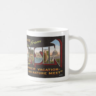 Vintages Wisconsin Kaffeetasse