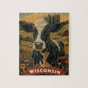 Vintages Wisconsin Patriotische Geisteshaltung