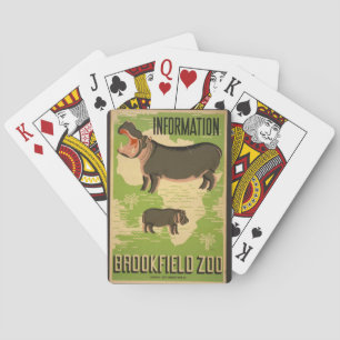 "Vintages WPA-Brookfield-Poster" Spielkarten