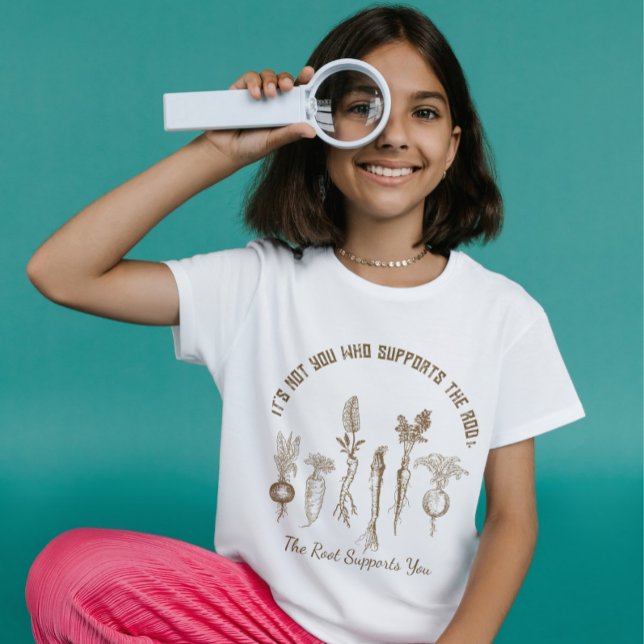 Vintages Wurzelgemüse T-Shirt (Vintage Root Vegetable Kids Shirt. Great gift for nature lovers and everyday wear.)