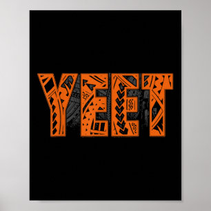 Vintages Yeet Smmer Bekleidungs-Sprichwort für all Poster