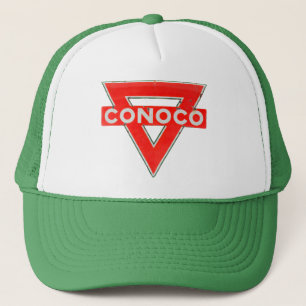 Vintages Zeichen CONOCO Benzins verrostete Version Truckerkappe