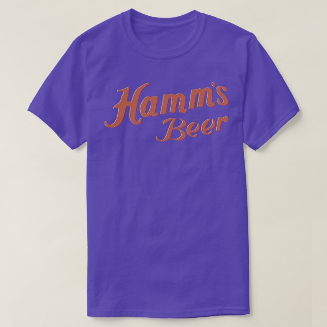 Vintages Zeichen für verblichene Hamms T-Shirt (Design vorne)
