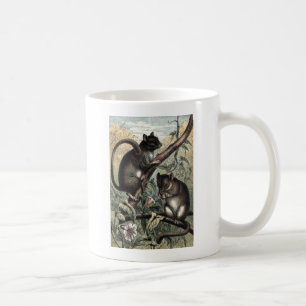 Vintages Zeichnen: Der Dormouse Kaffeetasse