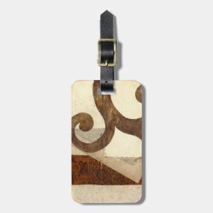 Vintages Zeitungsklettern Gepäckanhänger