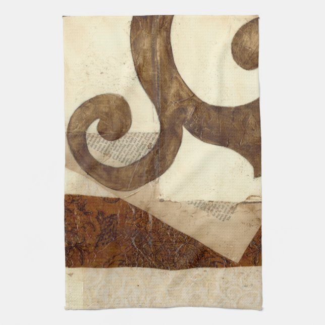 Vintages Zeitungsklettern Handtuch (Vertikal)