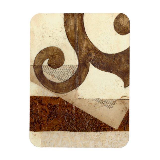 Vintages Zeitungsklettern Magnet (Vertikal)