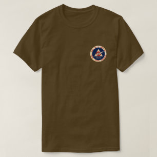 Vintages ziviles Verteidigungslogo T-Shirt